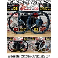DYNOPRO D3 NVX155 V1 V2 Aerox SPORT RIM 160-160-17