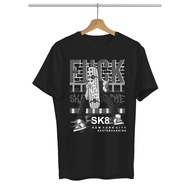 Distro T-shirt Cool Men's Distro Clothes Cool Men's Distro T-shirt/ screen printing SK8 OBLONG SHORT