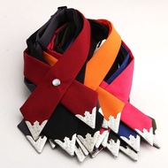 ♘ Linbaiway Metal Buckle Cross Bow Tie for Men Bowtie School Uniform Butterfly Wedding Bow Tie Dress Bowknot Necktie Custom Logo