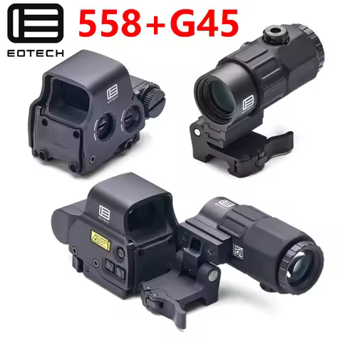 EOTECH G43 G33 3X G45 5X Magnifier 558 Holographic Collimator Red Dot Reflex Sight With QD Mount Hot