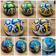 MHR DESIGN HELMENT PREMIUM DESIGN MHR Half III Steng Ninja Turtle Helmet Kura Kura