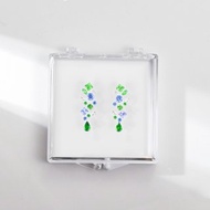 精靈的寶石調色盤-2.55ct極光系列藍寶石莎弗萊配石組合