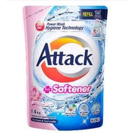 Attack Liquid Detergent  Softener Refill Pack - 1.4 kg