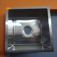 Stainless steel single bowl sink 4545