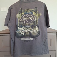 Second-Hand T-Shirt Hard rock Still Rockin 2011 Guitar Pattern Brown Color (AF05)