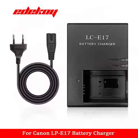 LC-E17 Battery Charger LP-E17 Compatible with for Canon EOS Rebel T7i, T6i, T6s, SL3, SL2, 77D, 9000