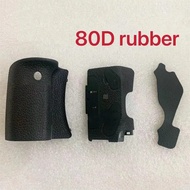 ใหม่ชุดยางสำหรับ Canon 80D กล้องอะไหล่ซ่อมมือยาง USB ปกนิ้วหัวแม่มือยาง