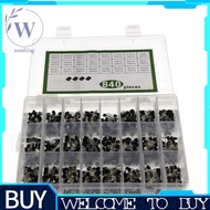 840Pcs/Set 24Values TO-92 Transistor BC547 BC327 BC337 2N2222 3904 PNP/NPN Transistors Set Electroni