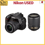 FromJapan[USED]Nikon Digital SLR Camera D3300 Double Zoom Kit 2 Black