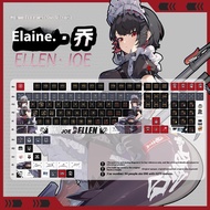 Ellen Joe Keycaps 120 Key Original Factory Height Mechanical Keyboard Thermal Sublimation Pbt Side E