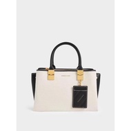 Charles &amp; Keith Top Handle Bag with Strap| Charles &amp; Keith Bag | Charles &amp; Keith Bags for Women.