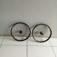 Wheelset bicycle rims Ring 16 1set (2pc front + rear) removed