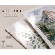 Glossy Art Card | A6 & A5 size | 10's / 20's / 50's | 230 GSM