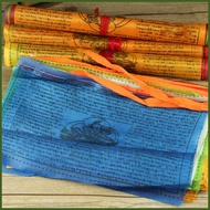 Prayer Flags 20 Pieces Meditation Buddhist Banner 10x6 Inches Sacred Art Tibetan Prayer Flags for Pe