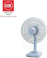 KDK A40AS Table Fan with 40cm Plastic Blade, Silver Blue
