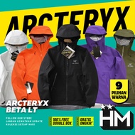 Limited! Arcteryx Beta LT Outdoor Jacket Water Repellant Anti Air, Beige / Pink / White / Light Blue