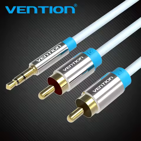 Vention RCA Cable 3.5 to 2rca audio cable rca 3.5mm Jack For phone Edifer Home Theater DVD 2RCA aux 