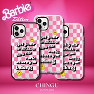 NEW BARBIE QUOTES DESIGNATED Bumper Casing IP7 Case until IP12PROMAX Case