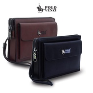 🐦⚪🤝POLO VENZI Men PU Leather Clutch Bag Business Pouch Bag Pouch Beg Duit Lelaki (PHL530083 533(5))
