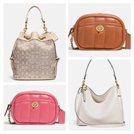 Coach handbag,  bag, 手袋，斜揹袋，crossbody, bucket bag, 水桶袋，camera bag, 相機袋，retail,專門店款，shoulder bag, 側揹袋，Furla wallet, 銀包，黑色，祼粉色， nude pink,啡色，白色，桃紅色