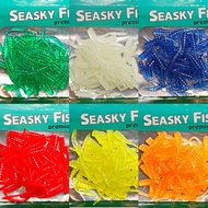 50 Pcs SOFTLURE AJING ULTRALIGHT 4.5cm, 0.4gram SOFTLURE AJING Bonus HOOK