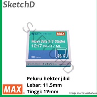 Hectare contents 1217 FA-H - Max 1217 staples - Volume staples