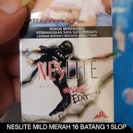 ROKOK NESLITE MILD MERAH 16 BATANG 1 SLOP