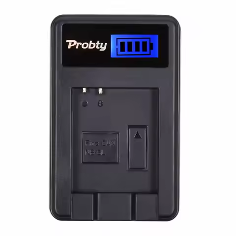 Probty NB-6L NB6L NB 6L LCD USB Charger for Canon PowerShot D10 D20 D30 ELPH 500 HS S90 S95 S120 SD7