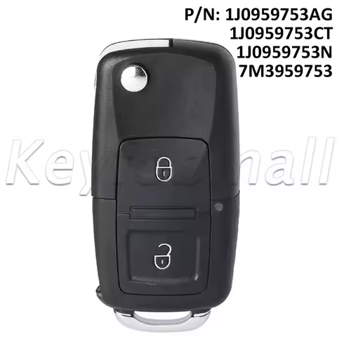 1J0959753AG 1J0959753CT 1J0959753N 7M3959753 Remote Key Fob for Volkswagen VW Golf 4 5 Passat B5 B6 
