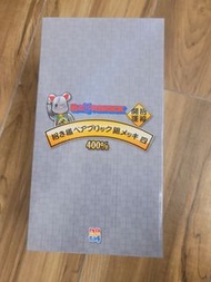 bearbrick 招財貓 銀 400%
