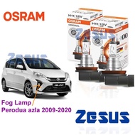 2 Pcs x Mentol Lampu Zesus Osram Halogen Headlamp Yellowish Fog lamp Bulb H11 12v  -Perodua alza 2009-2020