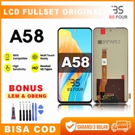 LCD FOR OPPO A58 Original Touchscreen Fullset Original genuine