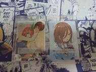 五等分的花嫁 Card game 四葉簽名SSP$250(sold) 三玖PRSP$150