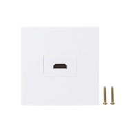 86 Type Wall Panel Socket HDMI High Definition Digital TV Network Cable Outlet