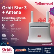 TELKOMSEL ORBIT STAR 3 MODEM WIFI 4G + ANTENA - LOCK TELKOMSEL TERBAIK