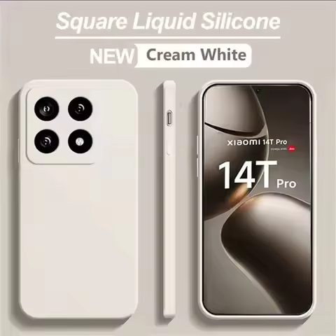 For Xiaomi 14T Pro Liquid Silicone Simple Soft Cases For Xiaomi 14T 12T 11T 10T 13T Pro 14 T 13 14T 