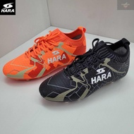 [Best Seller] HARA Sport รุ่น Charger-X รองเท้าสตั๊ด รองเท้าฟุตบอล รุ่น F26 สีดำ/สีส้ม SIZE 39-46