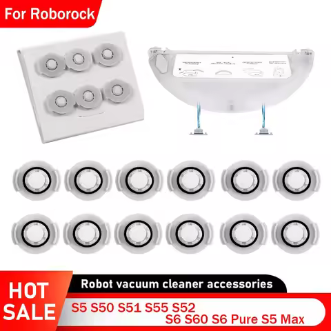 Water Tank Filter Replacement for Xiaomi Roborock S50 S51 S52 S55 S5 S6 S60/S5 Max/S6 Pure Robotic V