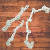 Dog White Rope Toys (3 Knots / 5 Knots)