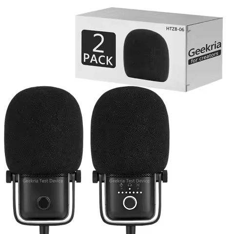 Geekria for Creators Foam Windscreen Compatible with Elgato Wave:1, Wave:3 Microphone Antipop Foam C