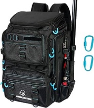 Fishing Backpack with Rod Holders, 900D Oxford Water-Resistant Fishing Gear,42L Large Storage Fishin