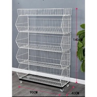 Global House Delicato ชั้นตะแกรงวางของ 5 ชั้น ขนาด 44x90x140 ซม. UZY006-2 รับประกันของเเท้!