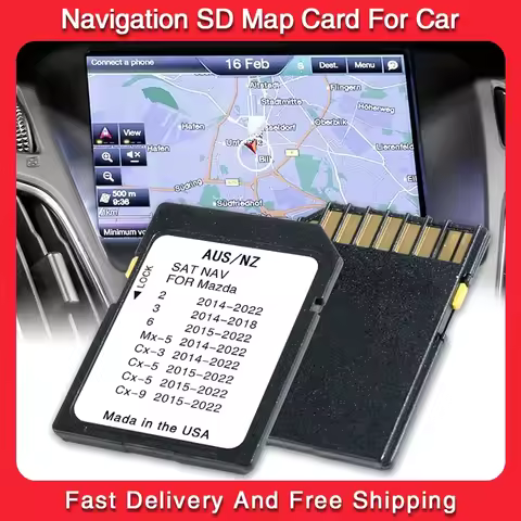 Connect 1 System Navigation Update 2024 Map Australia New Zealand for Mazda 2 3 6 CX3 CX5 CX8 CX9 MX