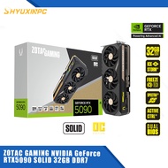 ZOTAC GAMING NVIDIA GeForce RTX 5090 RTX5090 SOLID 32GB DDR7 PCI Express 5.0 x16 DisplayPort 2.1b