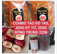Combo táo đỏ kỳ tử đông trung hàng loại 1 220k