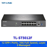 TP-Link | 10Gbps 12-Port Full Optical Switch Management Support SFP Fiber Ports