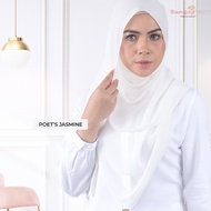 BungaWan Tudung Chiffon Shawl Jasmine