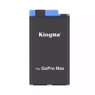 แบตเตอรี่ 1400mAh สำหรับกล้องแอ็กชัน 360 องศารอบทิศ GoPro Max แบตเตอรี่ลิเทียมสามารถชาร์จได้ซ้ำได้