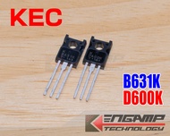 (1คู่) [TR] B631K D600K KEC PNP NPN 1A 120V