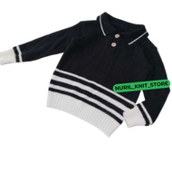 NS -  Atasan Sweater Blouse Rajut Tangan Panjang Anak Cowok Usia 2-12 Tahun Pumer Anak Laki-laki